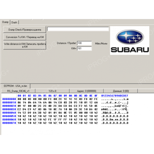 Подробнее о "Subaru Impreza 93C46 Miles to KM"
