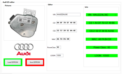 More information about "VAG Audi EZS editor"
