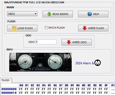 Подробнее о "KIA /HYUNDAI TYW FULL LCD S6J336 OBD2/CAN"